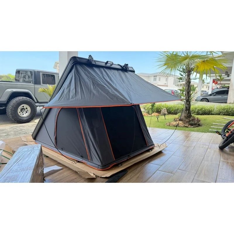 High Quality Ultra Thin Light Weight Aluminum Hard Shell 3 Second Setup Waterproof Roof Space Suit Vehicle Outdoor Camping