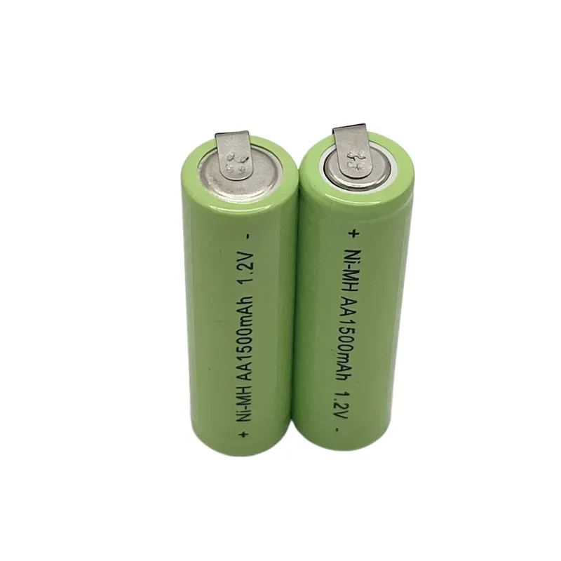 2PCS Replacement battery New No. 5 AA 2500mAh 2.4v electric shaver electric push shear 1.2v rechargeable battery