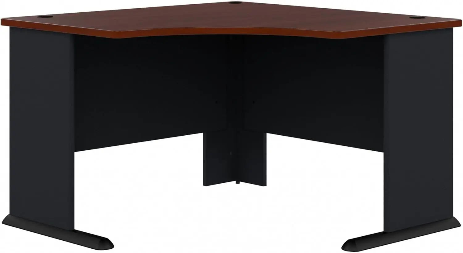 

Furniture Series A 48W Corner Desk in Hansen Cherry and Galaxy, Small Computer Table for Home or Professional Offi