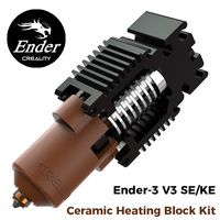 Creality Official Original Ender-3 V3 SE/KE Ceramic Heating Block Kit-60W 0.4mm Quick-swap Nozzle Kit  3d printer accesoires