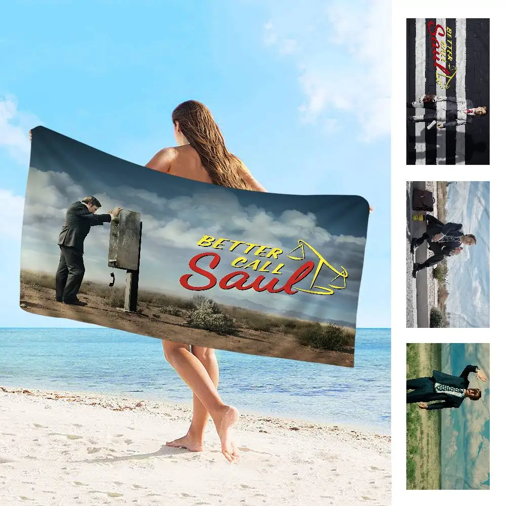 Better Call Saul Microfiber Blanket Quick Drying Beach Towels Oversized Printing Super Absorbent Pool Towel Blanket