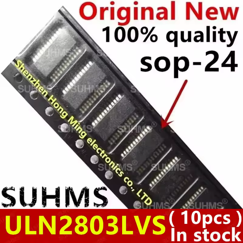 (10 חתיכה) 100% חדש uln2803lvs ssop-24 השבבים