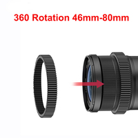 Seamless Focus Gear Ring 360 Rotation Follow Focus Ring 46mm-80mm For SLR DSLR Camera Accessories for SONY CANON NIKON Camera