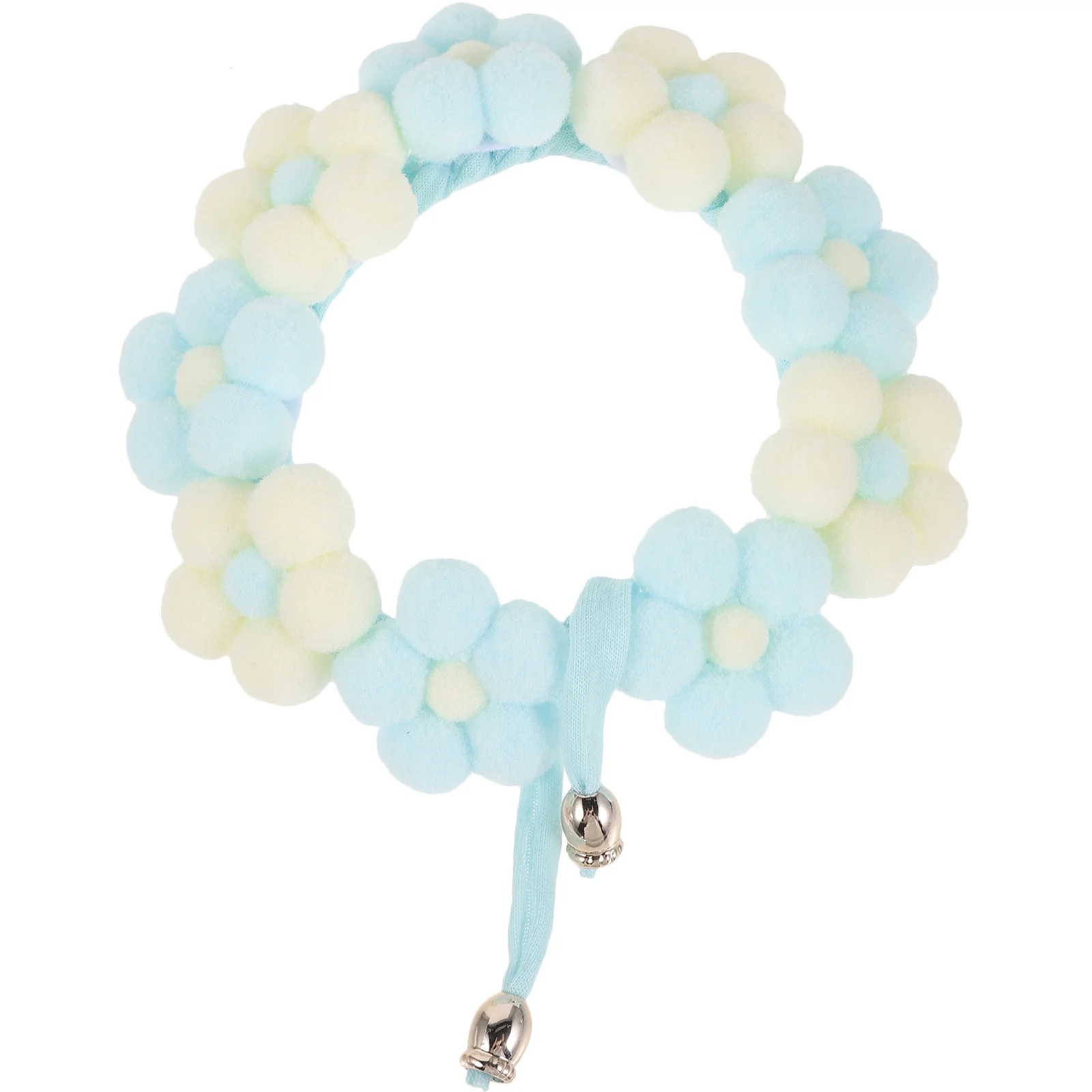 

Pet Collar For Cats Dogs Floral Knitted Adjustable Soft Comfortable Party Wedding Holiday Decoration Puppy Collar