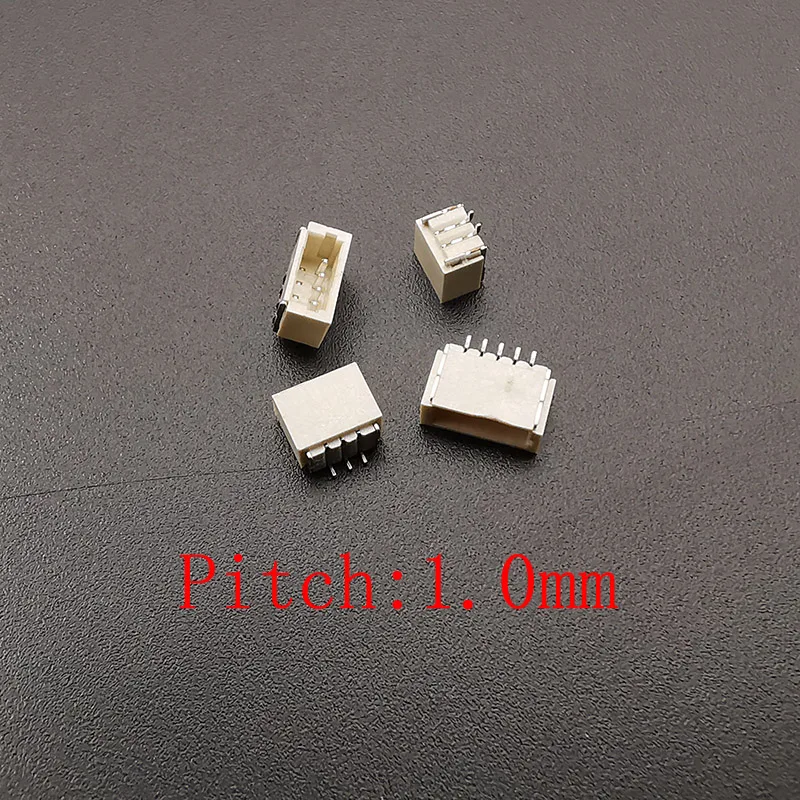 50Pcs/lot SH 1.0mm / JST 1.25mm / PH 2.0mm / XH 2.54mm Pitch 2/3/4/5 Pin Terminals Housing Male Plug Connector Pin Header Shell