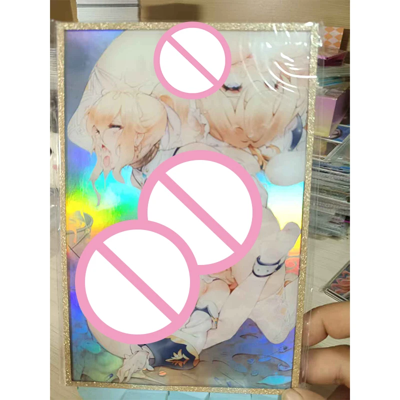 애니메이션 여신 이야기 Ningguang Eula Kirara Mona Sangonomiya Kokomi 수집용 카드 크리스마스 생일 선물 어린이 장난감