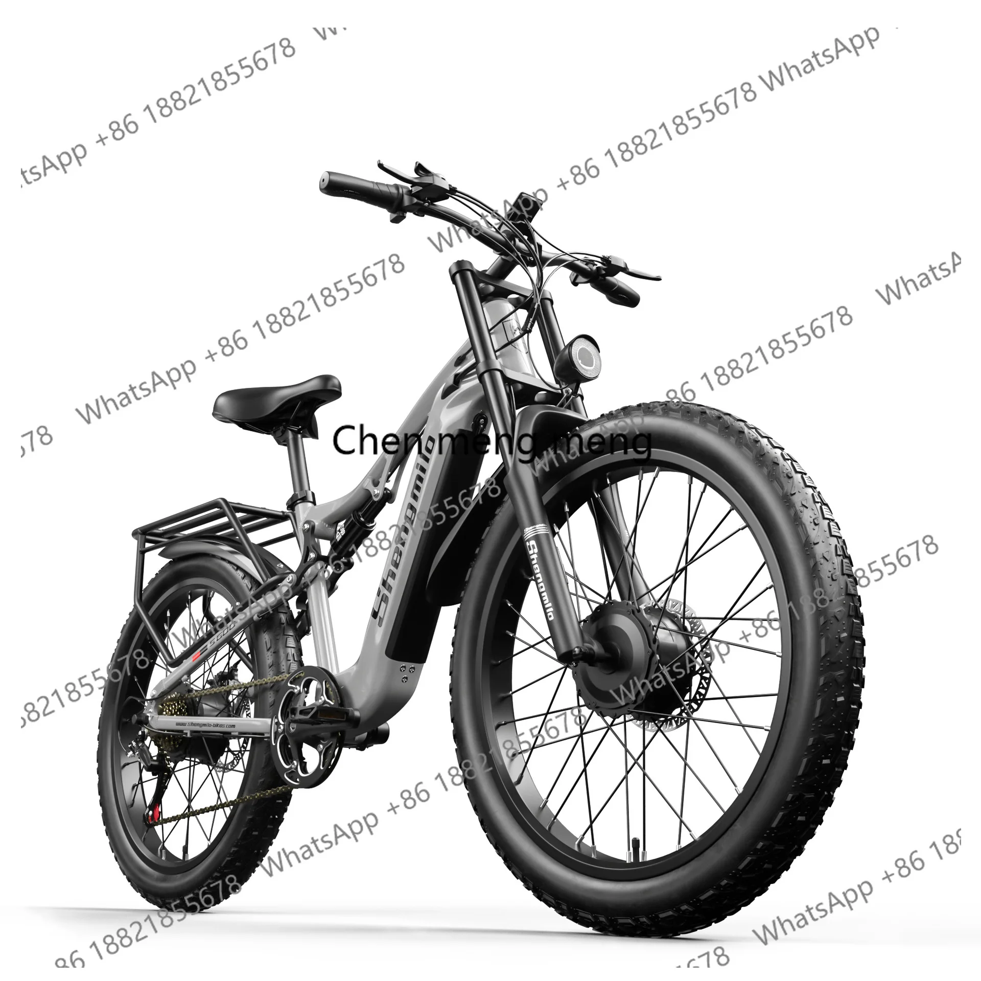 

Электрический велосипед с двойным приводом, аккумулятор 48 В, 17,5 Ач, 7 скоростей, двойной дисковый тормоз, 26 дюймов, бесщеточный