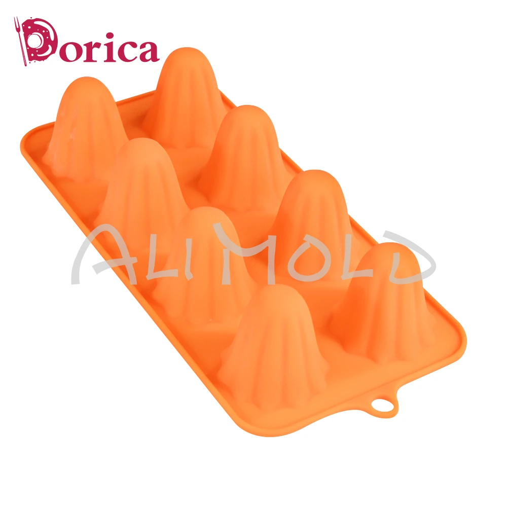 8 حفرة شبح سيليكون قالب الشوكولاته شمعة الصابون محلية الصنع فندان الحلوى الآيس كريم كعكة أدوات تزيين لوازم المطبخ الخبز