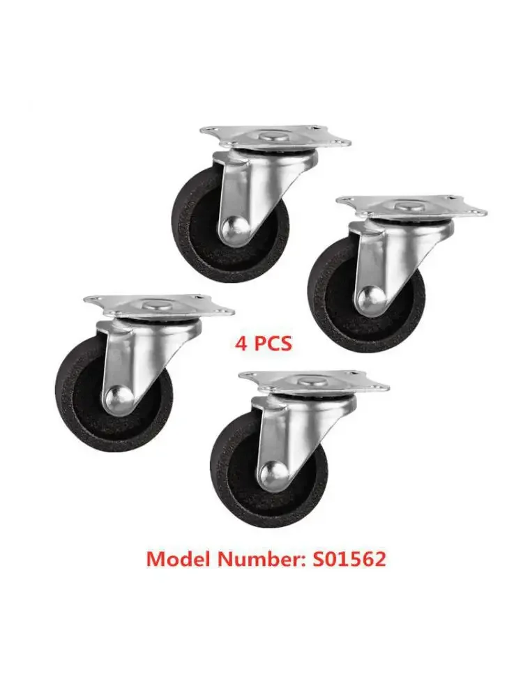 4-pcs-lot-casters-15-inch-cast-iron-caster-diameter-4cm-all-angle-wheel-height-5cm-furniture-factory-direct