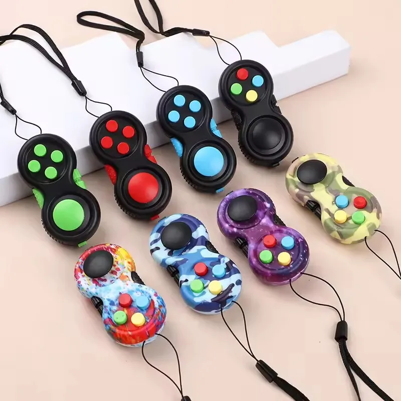 Fidget Pad Game Controller Toy Adult Birthday Party Favors Goodie Pinata Filler Anxiety Stress Relief Christmas Gift