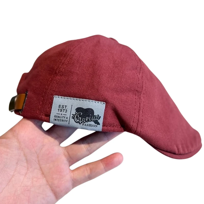 1PCS front hat men\'s street fashion brand cloth female beret four seasons casual hip hop back wearing cap baseball cap