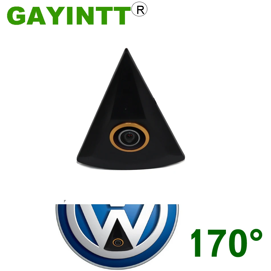 

GAYINTT 170° Vehicle HD Car Front View Camera for VW Night Vision Waterproof CCD