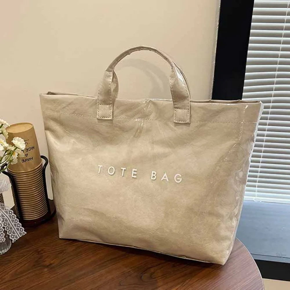 

Cute Storage Bag Transparent Jelly Bag Summer Tote Bag PVC Tote Bag Shoulder Pouch Beach Bag Letter Prints Handbags Fitness Bag