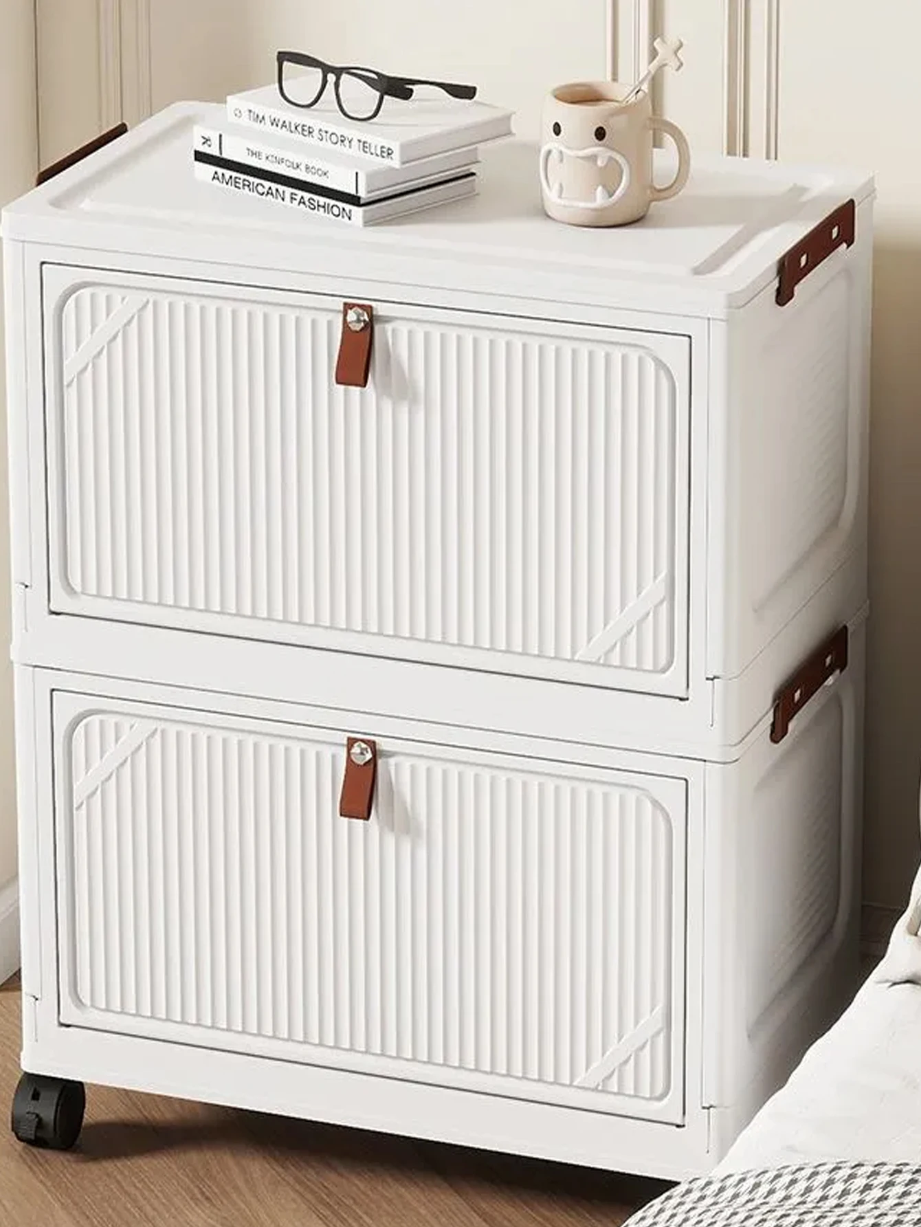 

Foldable Children's Wardrobe Large Capacity Bedroom Living Room Storage Cabinet Multi-Functional Baby Closet Simple Design