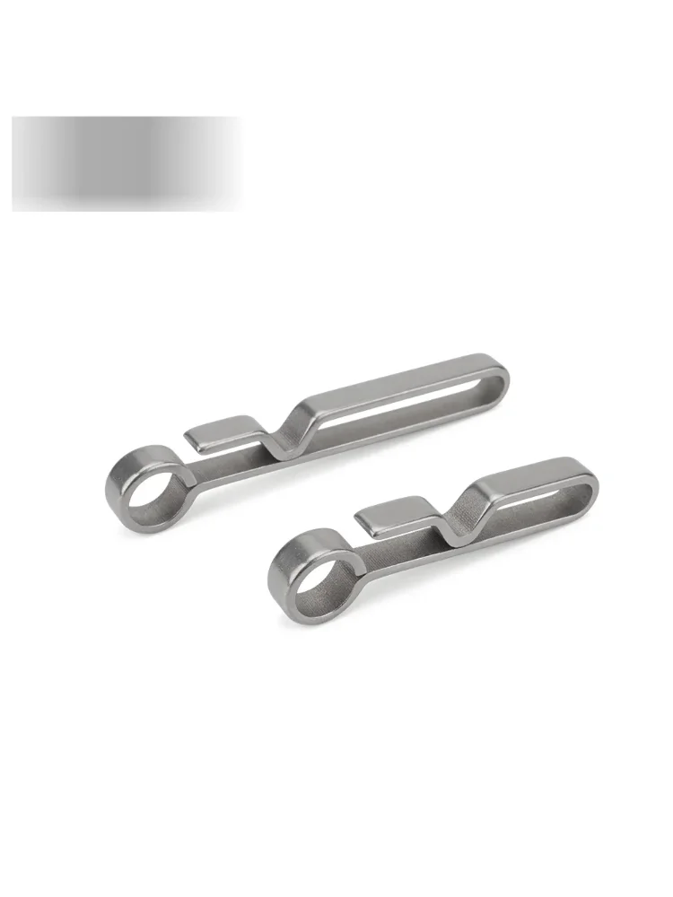 Titanium Alloy Ring Belt Buckle EDC Outdoor Tool Keychain Accessories