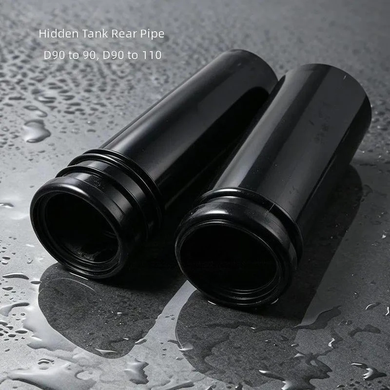 for Hidden Water Tank Accessories Sewage Elbow Straightened D90 to 110 Pipe PVC Wall Row 90 to 90 HDPE Pipe