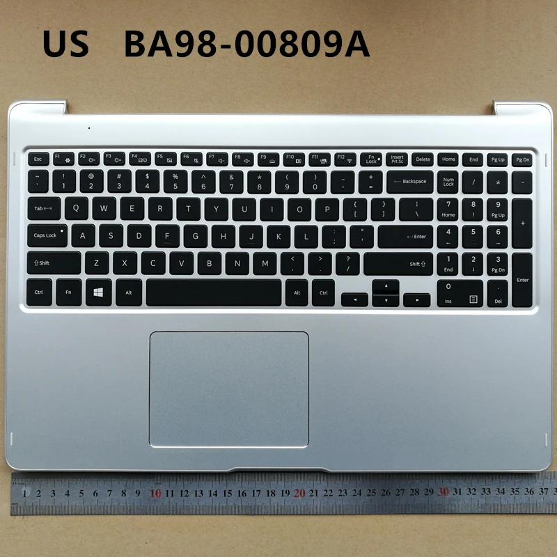 New laptop Palmrest  Keyboard with touchpad for Samsung 7spin 740U5L NP740U5L np740u5l-y02us  NP740U5M NP740U5M-X01US  backlit