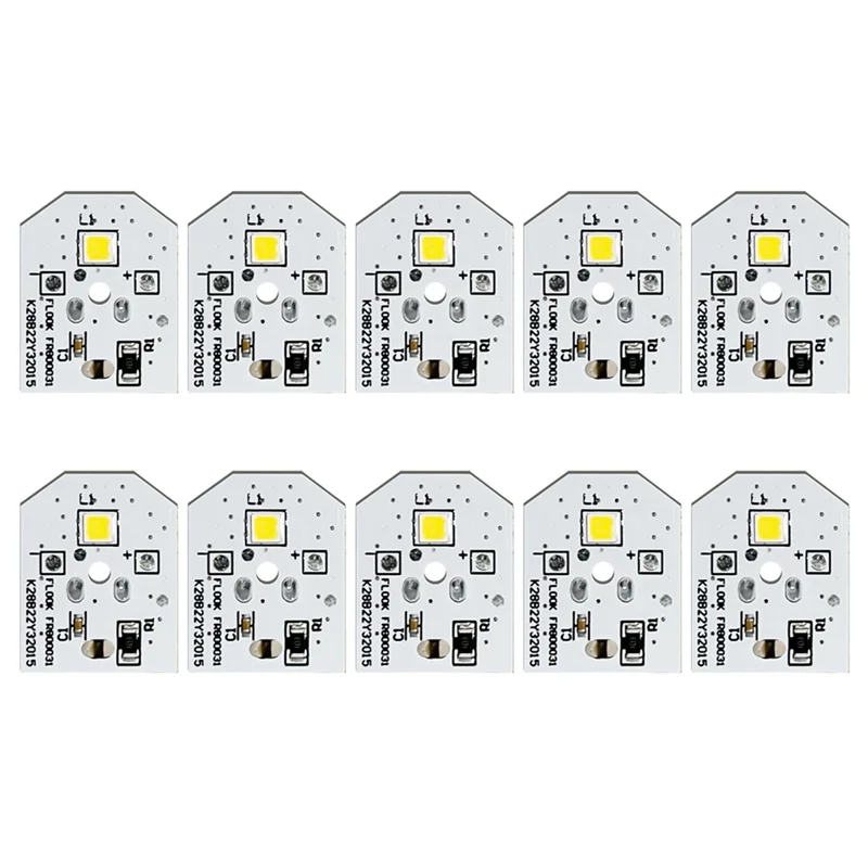 

ABSS-10Pcs WR55X25754 Светодиодная подсветка холодильника для холодильника GE WR55X30602 WR55X26486 Запасные части