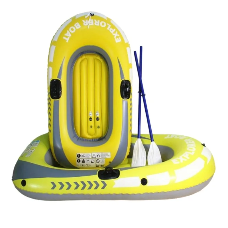 

Надувная лодка для картинга для грузоподъемностью 55 кг и 1 взрослых, складная ПВХ водонепроницаемая морозостойкая солнцезащитная лодка для озера, пляжа, бассейна, личной отдых