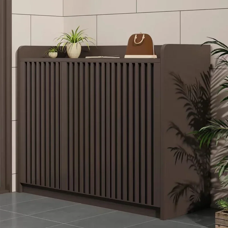 Entrance Hall Vertical Shoe Cabinet Wooden Space Saving Sunglasses Shoe Cabinet Slippers Replica Muebles Shoemakers Furniture