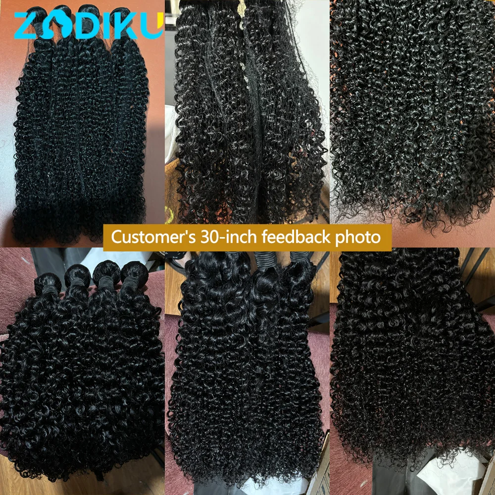 غريب مجعد الشعر حزم 3 قطعة 26 بوصة كامل البورمية مجعد الشعر حزم 100% الشعر البشري عالية الكثافة الخام جيري مجعد الشعر التمديد