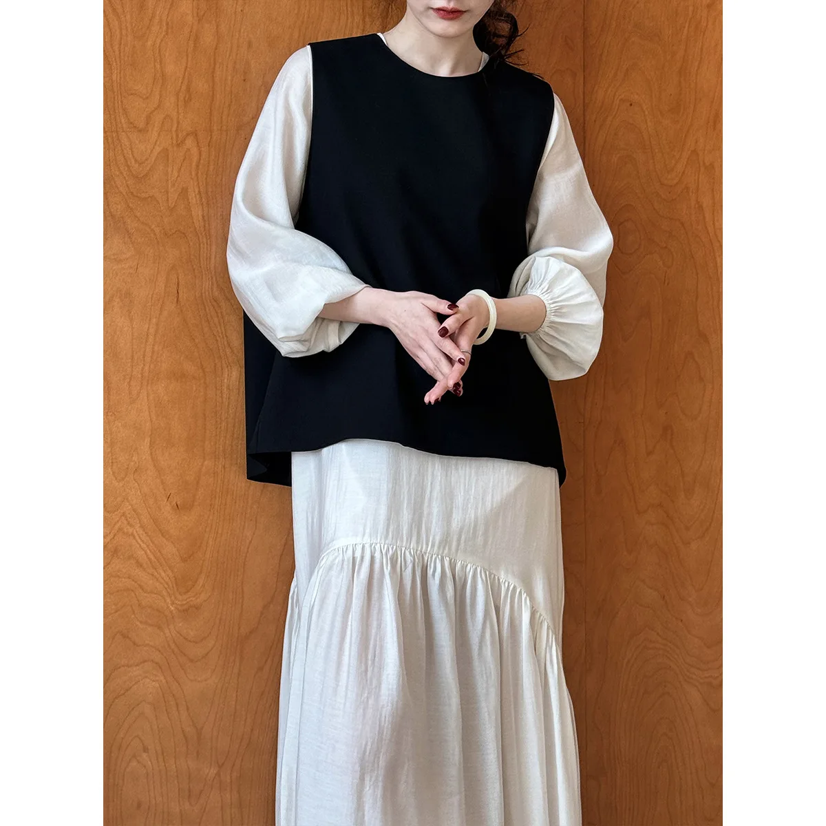 UMI MAO-Robe Longue en Queue de Poisson pour Femme, Design Français, Élégante, Nouvelle Collection Printemps, Y2K