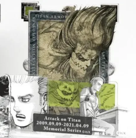 アニメの置物とアクリルのキャラクタースタンド,smith,eren Yager,jean,kirstein,Mikasa ackerman,ドールゲーム,コスプレモデル,ギフト玩具