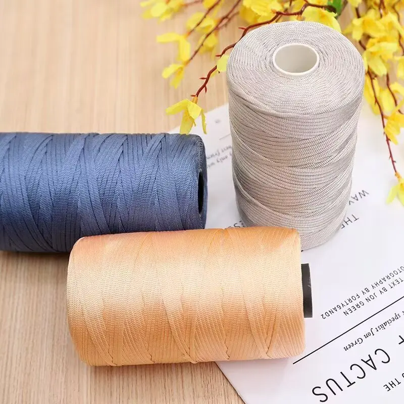 250g Lightweight Flat Yarn, Hollow Yarn, Handmade Crochet Yarn DIY Materials for Crocheting Summer Cool Sun Hats, Bags, Sandals, Cushions, Slippers, Straw Shoes. 1 Piece = 1 Unit - 250 Grams