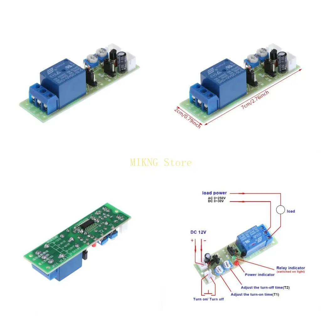 12V for DC Infinite Cycle Delay Timing Timer ON OFF Switch Loop Module best sale