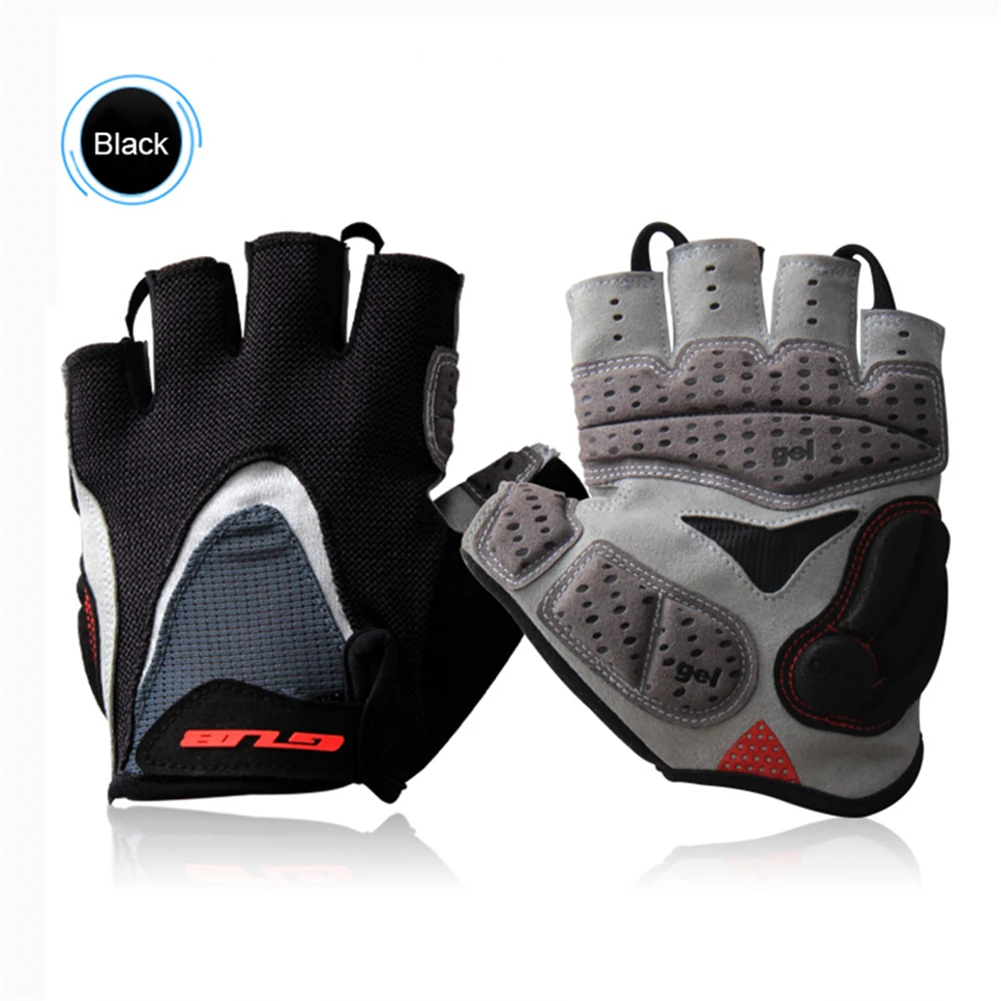 GUB Summer Cycling Gloves Fingerless Cushioning GEL Silicone Palm Pad Bicycle Bike Gloves Endurance Outdoor Sports Equipment