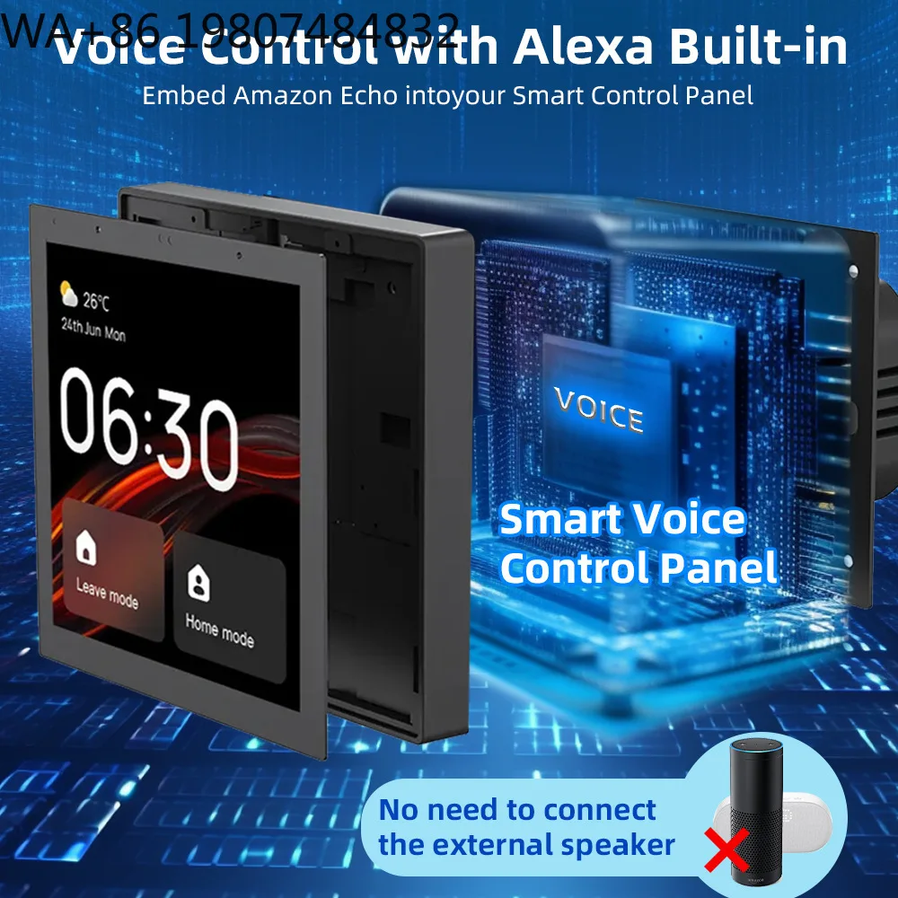 4 Inch Multi-system WiFi Smart Home Central Panel Hotel  Multi-scene Intelligent Automation Touch Controller