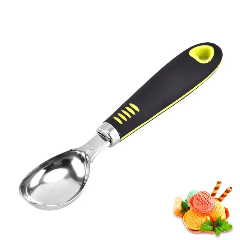 Ice Cream Scoops Stacks Creative Kitchen Gadget Stainless steel Digging Ball Spoon Ice Cream Dessert Spoon For Home Restaura