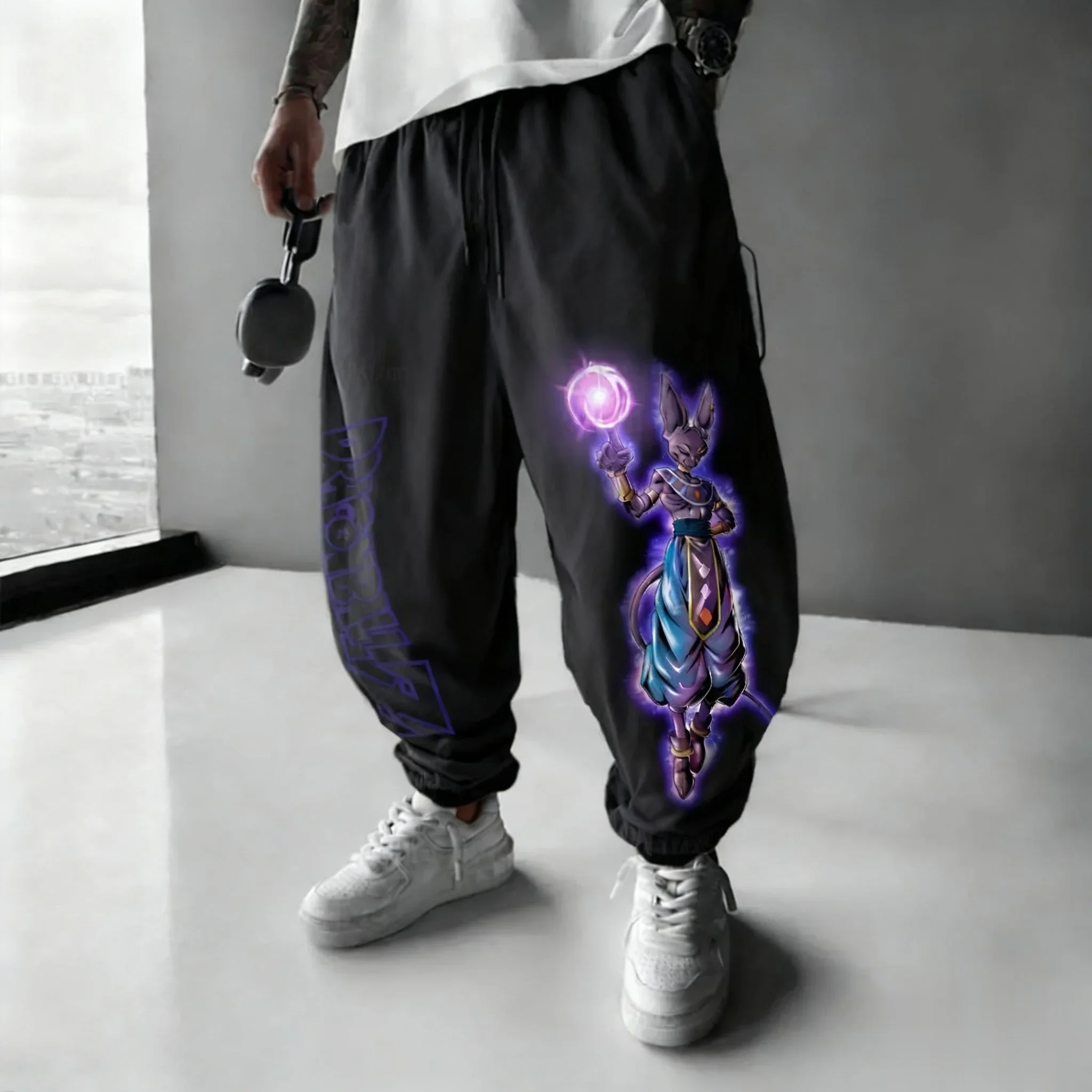 

Новые брюки с принтом Dragon Ball в стиле аниме для мужчин и женщин, повседневные свободные брюки, уличная одежда, модные спортивные штаны, осенне-зимний тренд унисекс