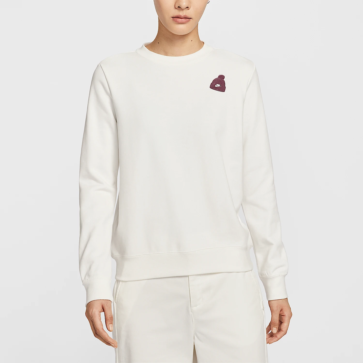 

Оригинальная женская толстовка Nike Sportswear с круглым вырезом и капюшоном, повседневная, модель IO7829-133