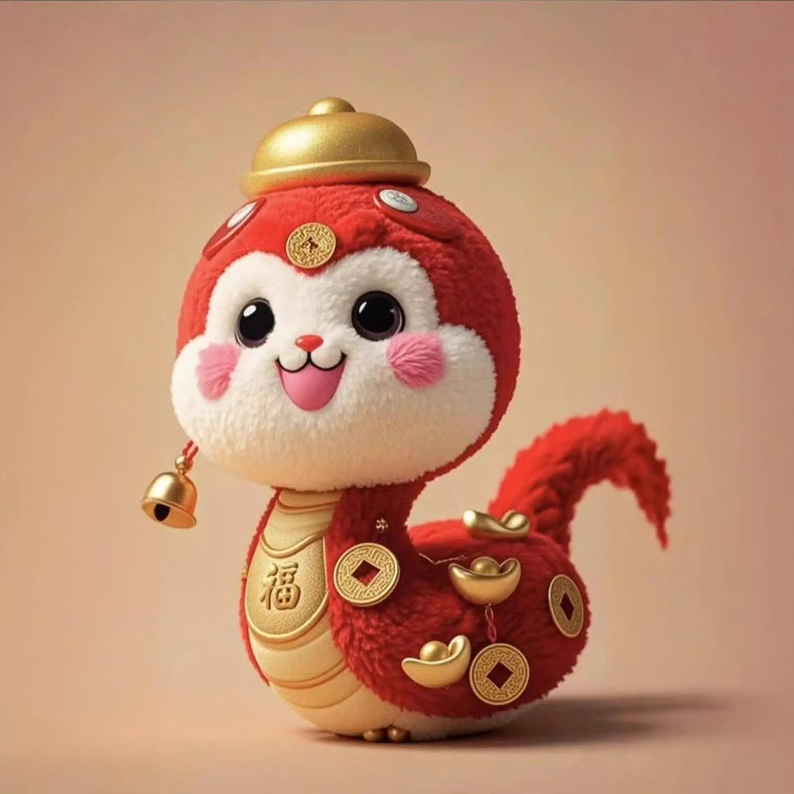 

Snake Plush Toy Creative Festive Gift Home Decor Soft Adorable Snake Doll