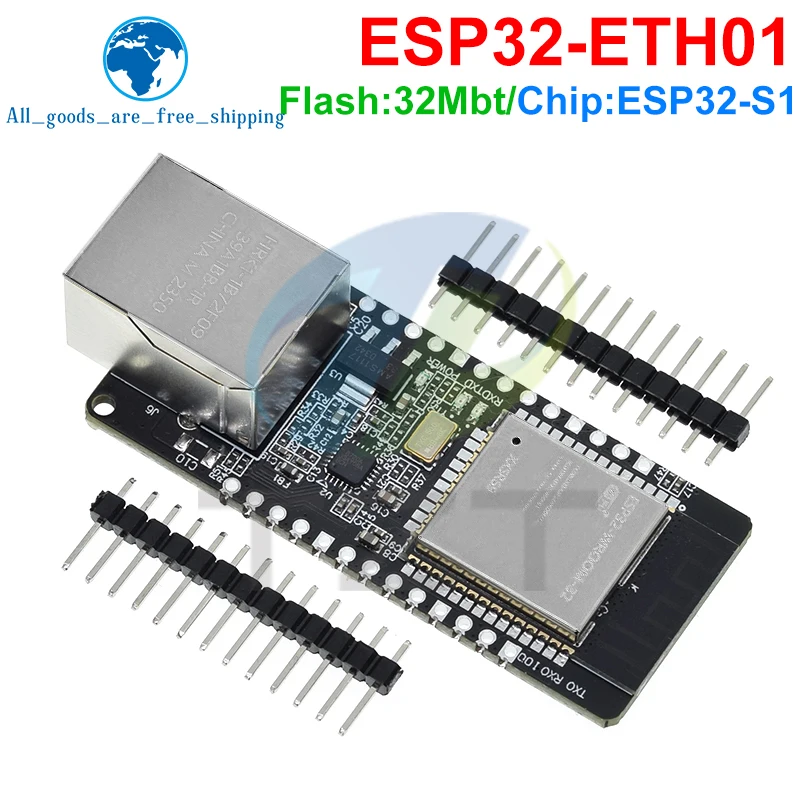 Imagem -05 - Placa de Módulo sem Fio com Porta Serial Embutida Rede Ethernet Compatível com Bluetooth Wi-fi Combo Gateway Mcu Esp32 Wt32-eth01