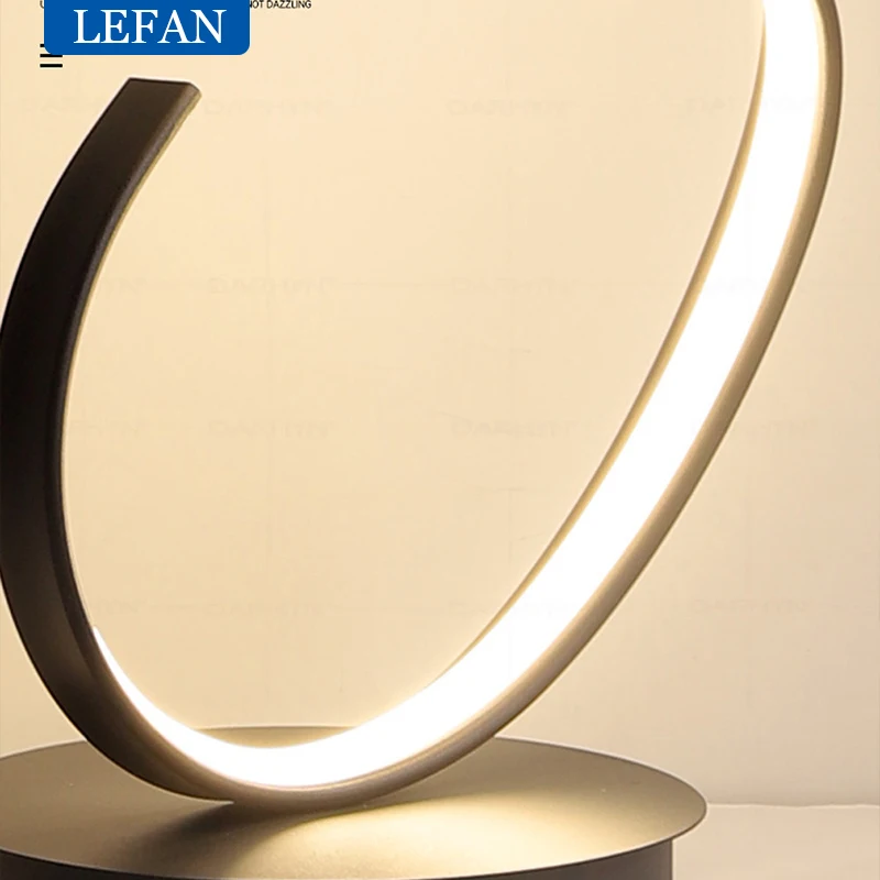 Black White Modern Minimalist Led Strip Floor Lamp Floating Design Standing Light For Bedroom Bedside Living Room Sofa Study Rea