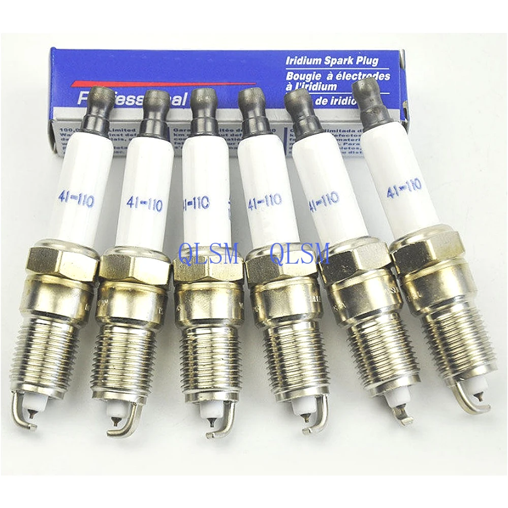 4/6/8Pcs 41-110 12621258 Iridium Spark Plug Replacement For Chevy Silverado GMC Sierra Tahoe Yukon Escalade 5.3L 6.0L V8 Engine