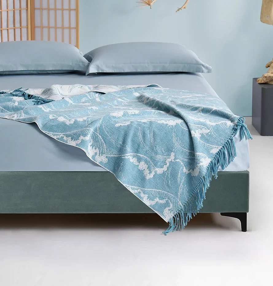 

Wool Dormitory Siesta Blanket Office Siesta Air Conditioning Sofa Cover