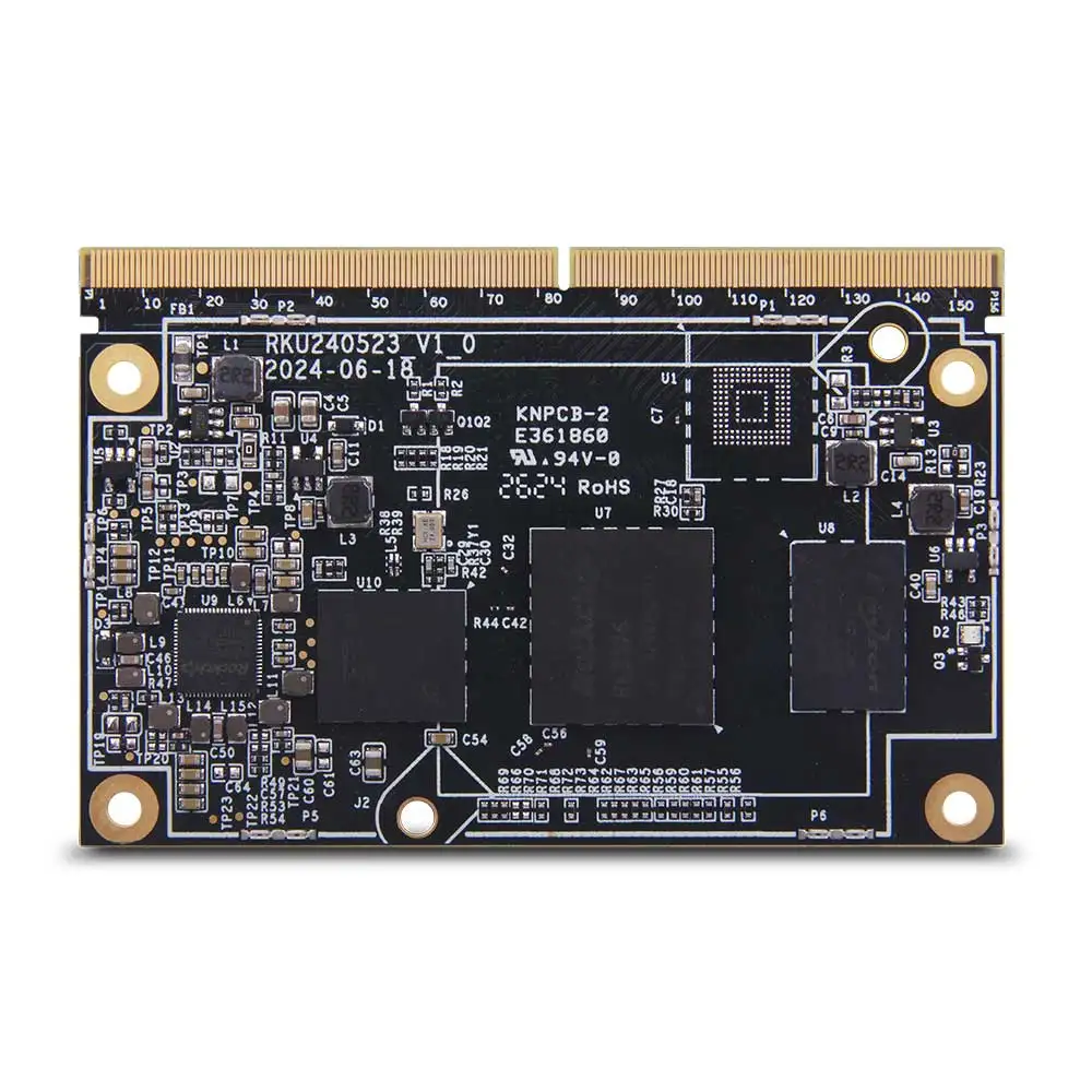 Industrial Grade RK3576 IoT Soc Development Board for ARM Linux AI 16GB LPDDR 32GB 256GB EMMC FLASH RK3576 For