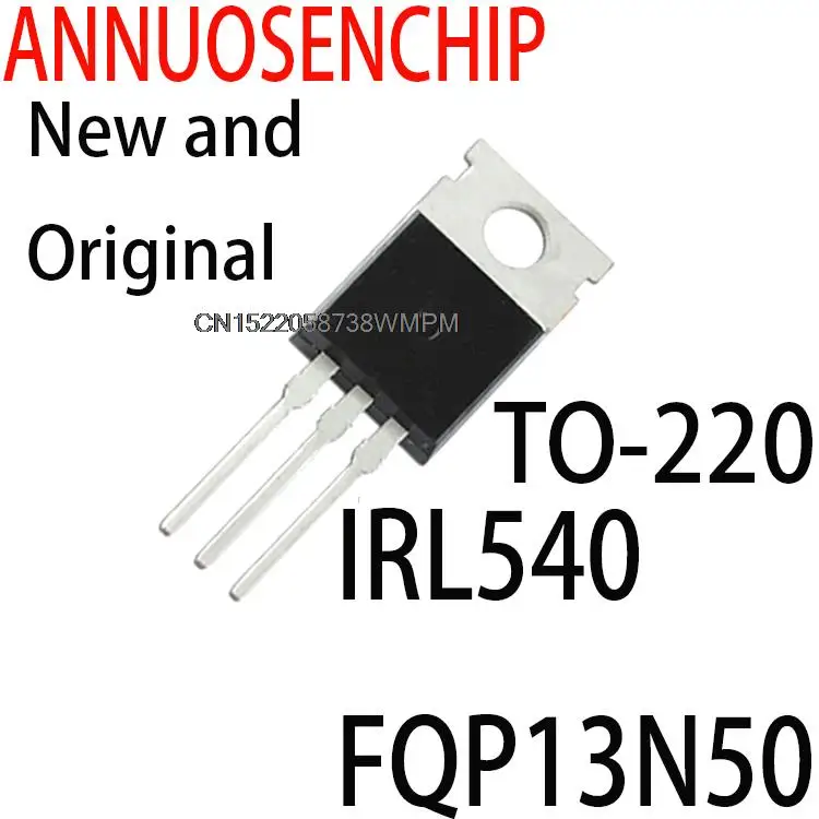 10PCS New and Original IRL540N FQP13N50C FQP33N10L FQP4N90 50N06 TO-220 IRL540 FQP13N50 FQP33N10 U2060G FQP4N90C SW50N06