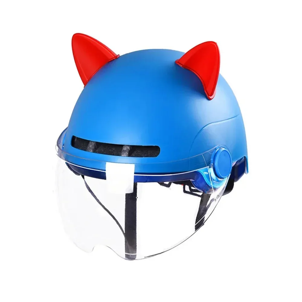 1PC Universal Helmet Cat Ears Decoration Motorcycle Electric Car Driving Styling Cute Cat Ears Stickers Decor Helmet Accessories