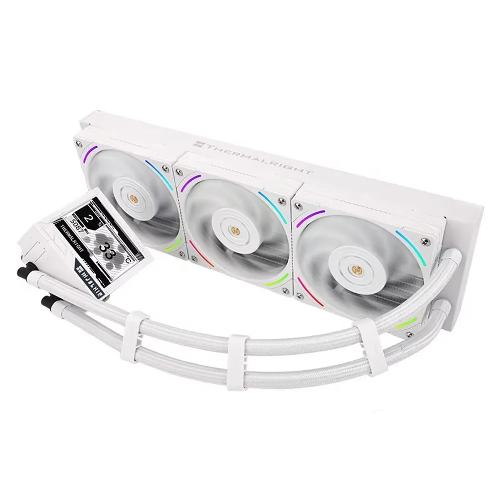 Thermalright Mjolnir Vision 360 CPU Water Cooler White ARGB 3.5-inch IPS LCD Screen All-in-One Liquid Cooling System