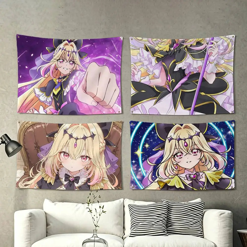 Cure Arcana Shadow Moria Luluka Flags Wall Hanging Tapestry Outdoor Garage Room Decorative flag Background Blanket