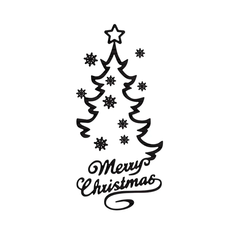 Christmas Tree Snowflak Star Frames Metal Cutting Dies For Scrapbooking  Decorative Embossing Handcraft Die Cutting Template