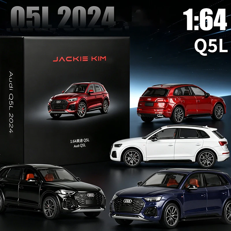 JKM 1:64 Q5 2024 SUV Legierungsauto-Modell, Druckguss-Fahrzeug, Miniaturmodell für Sammler und als Geschenk