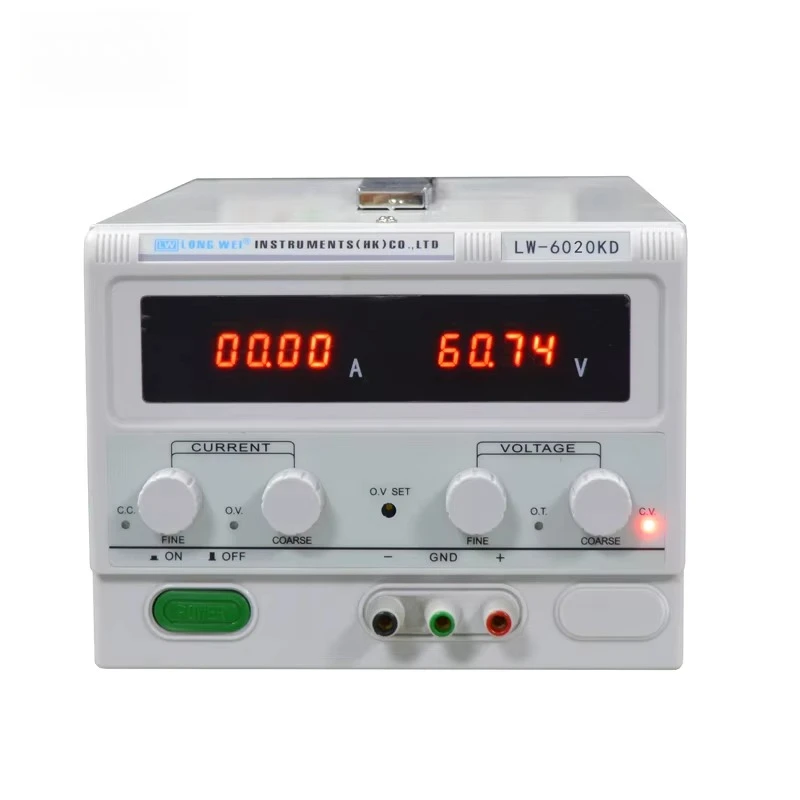 60V 20A Variable 1200W LW6020KD Adjustable Switching Dc Power Supply with Battery Charging