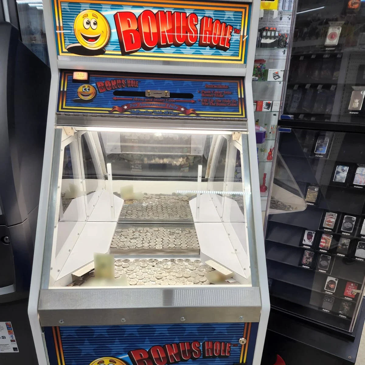 Arcade Ticket Redemption Game Machine Coin Pusher Machine coin operated games Bonus Hole Coin Pusher