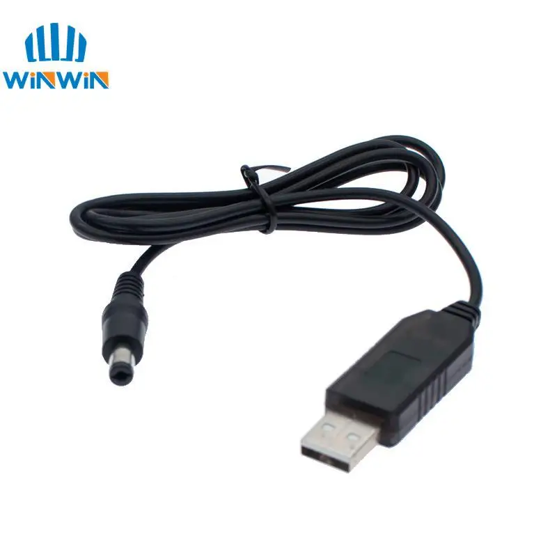 Usb Power Boost Line With indicator light Dc 5V To Dc 9V / 12V Step Up Module 1M Usb Converter Adapter Cable 2.1x5.5mm Plug