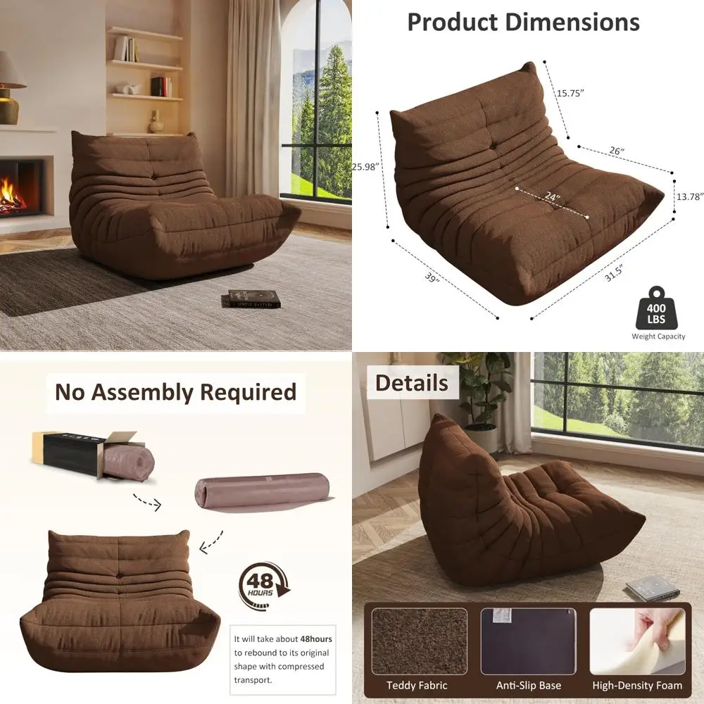 Bean Bag Chair, Ove… - image